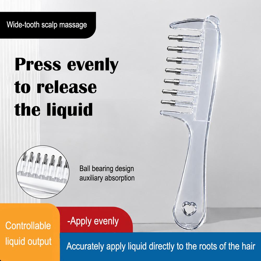 Root Stimulator Liquid - Sisir Aplikator Minyak Esensial Rambut dengan
