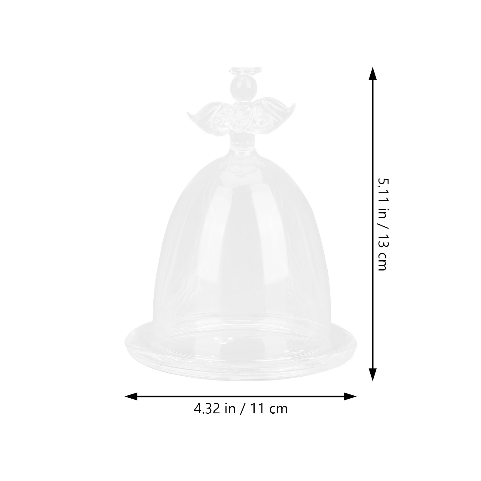 Kubah Kaca Penampil Bunga Awet - Plastic Dome Clear ulasan dan harga