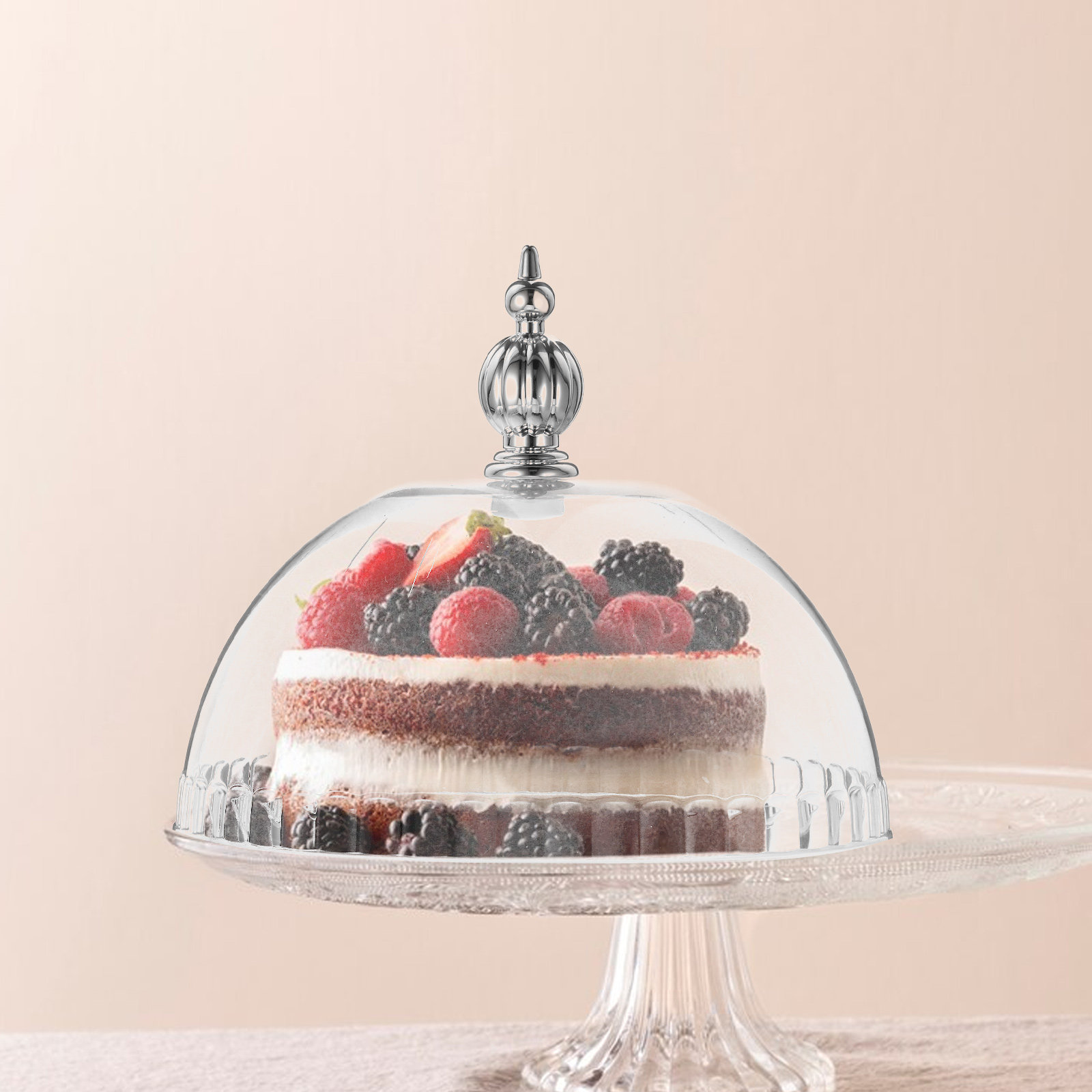 Penutup Kue Plastik Transparan - Plastic Dome Clear ulasan dan harga