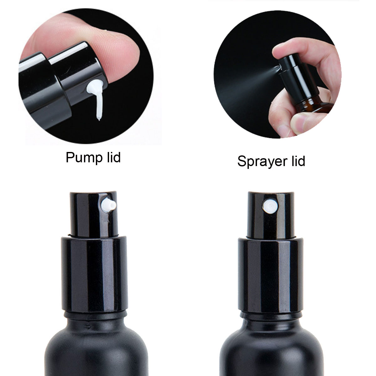 Botol Kaca Kosong Hitam 10ml h - Misting Bottle Fine ulasan dan harga